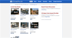 Desktop Screenshot of chicagobus.org